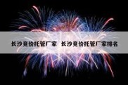 长沙竞价托管厂家  长沙竞价托管厂家排名
