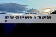 潜江竞价托管公司有哪些  潜江托管班在那里