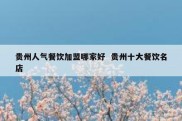贵州人气餐饮加盟哪家好  贵州十大餐饮名店