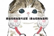 唐山招商加盟代运营（唐山招商加盟网）