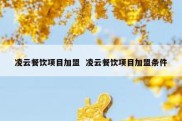凌云餐饮项目加盟  凌云餐饮项目加盟条件