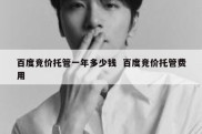 百度竞价托管一年多少钱  百度竞价托管费用