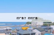 打广告了  打打广告