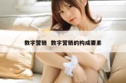 数字营销  数字营销的构成要素