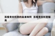 百度竞价托管的未来如何  百度竞价托管服务