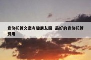 竞价托管文案有趣朋友圈  最好的竞价托管费用