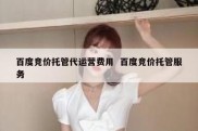 百度竞价托管代运营费用  百度竞价托管服务