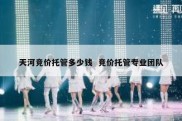天河竞价托管多少钱  竞价托管专业团队