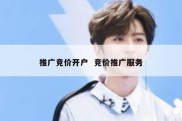 推广竞价开户  竞价推广服务