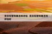 竞价托管效果怎样评估  竞价托管效果怎样评估好