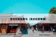 竞价托管加黑马（竞价托管黑锋）