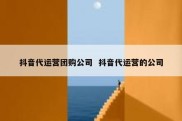 抖音代运营团购公司  抖音代运营的公司