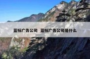 蓝标广告公司  蓝标广告公司是什么