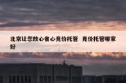 北京让您放心省心竞价托管  竞价托管哪家好