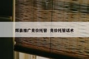 辉县推广竞价托管  竞价托管话术