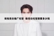 安阳竞价推广托管  做竞价托管需要多少钱