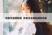 抖音引流到私域  抖音引流到私域的手段