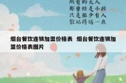 烟台餐饮连锁加盟价格表  烟台餐饮连锁加盟价格表图片