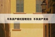 不良资产委托管理竞价  不良资产竞拍