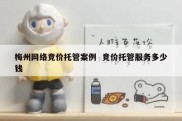 梅州网络竞价托管案例  竞价托管服务多少钱