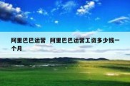 阿里巴巴运营  阿里巴巴运营工资多少钱一个月
