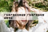 广东账户竞价托管运营  广东账户竞价托管运营平台