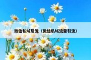 微信私域引流（微信私域流量引流）