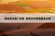 桐城竞价推广托管  做竞价托管需要多少钱