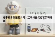 辽宁抖音代运营公司（辽宁抖音代运营公司排名）