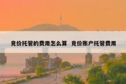 竞价托管的费用怎么算  竞价账户托管费用