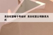 竞价托管哪个专业好  竞价托管公司联系方式