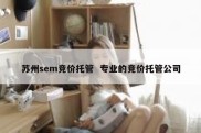 苏州sem竞价托管  专业的竞价托管公司