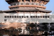 郑州竞价竞价托管公司  郑州竞价托管哪家好
