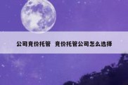 公司竞价托管  竞价托管公司怎么选择