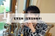 互赞互粉（互赞互粉助手）