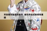开放餐饮加盟的条件  餐饮开放式厨房效果图