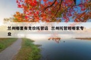 兰州哪里有竞价托管店  兰州托管班哪家专业