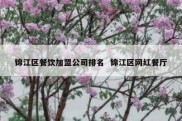 锦江区餐饮加盟公司排名  锦江区网红餐厅
