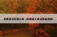 东胜竞价托管公司（东胜区人民法院拍卖网）