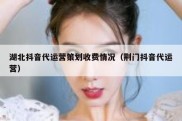 湖北抖音代运营策划收费情况（荆门抖音代运营）