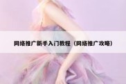 网络推广新手入门教程（网络推广攻略）