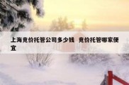 上海竞价托管公司多少钱  竞价托管哪家便宜