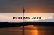 企业引流犯法吗  公司引流