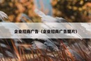 企业招商广告（企业招商广告图片）