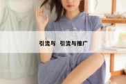 引流与  引流与推广