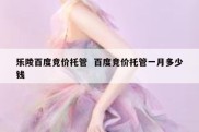 乐陵百度竞价托管  百度竞价托管一月多少钱