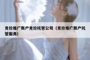 竞价推广账户竞价托管公司（竞价推广账户托管服务）