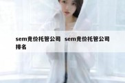 sem竞价托管公司  sem竞价托管公司排名