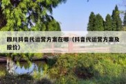 四川抖音代运营方案在哪（抖音代运营方案及报价）