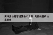 天津竞价托管运营推广方案  竞价托管的注意事项